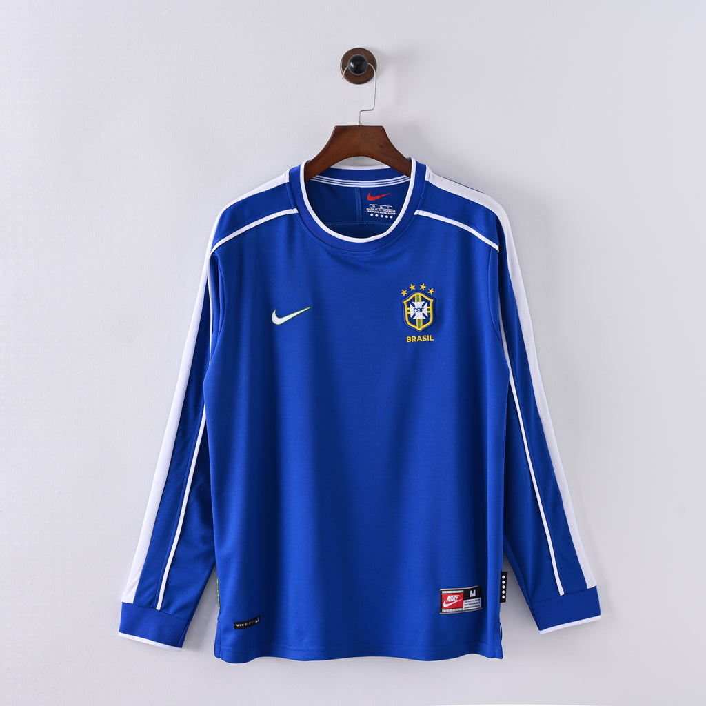 Brasil 1998 - Visita (Away) M. Larga Azul